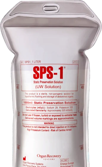 Bolsa de SPS-1® (UW Solution).